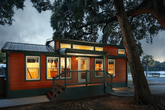 A log cabin at Mount Pleasant / Charleston KOA Holiday - Mt. Pleasant, SC