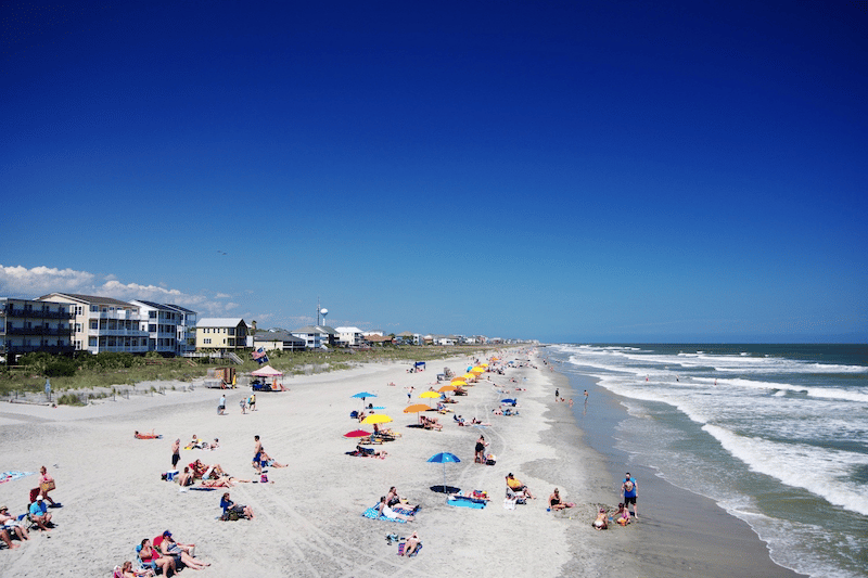 A photo of folly beach 