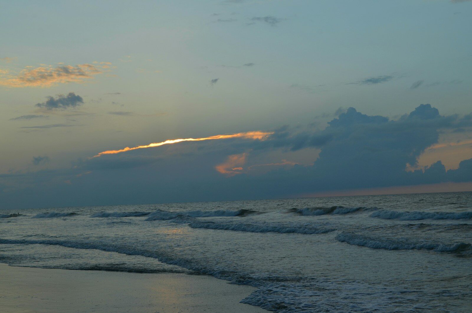 sea waves crashing on shore during sunset The 2026 Traveler’s Guide to Myrtle Beach RV Resort