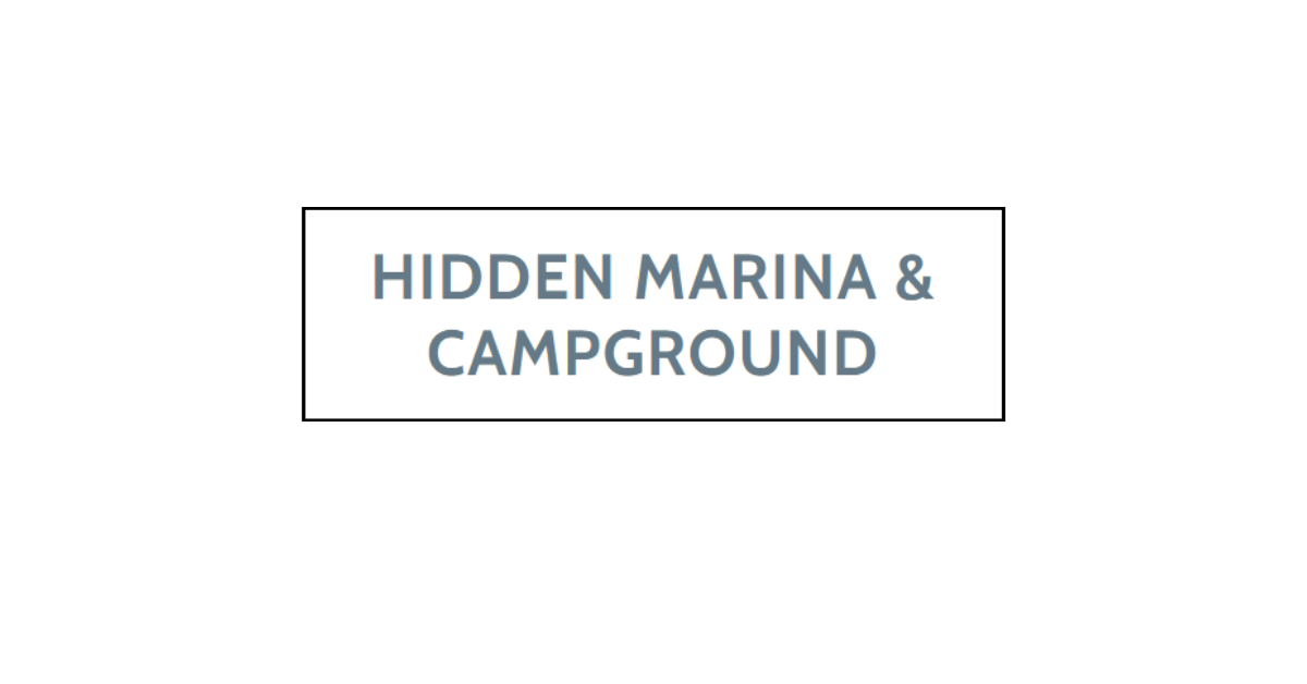 hidden marina campground